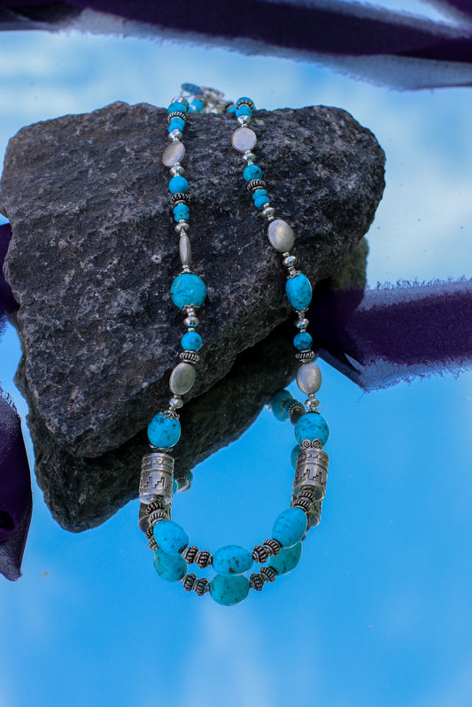 Kingman Turquoise 26" Necklace