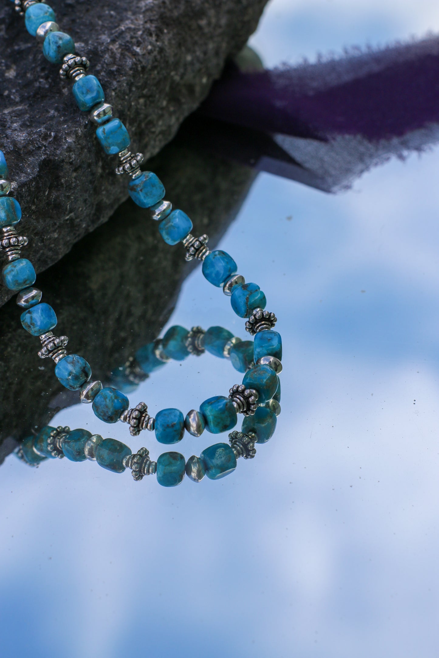 Kingman Turquoise 17" Necklace