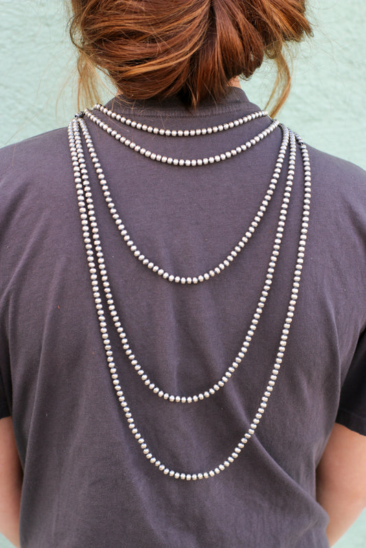 5mm Round Navajo Pearls/ Authentic Navajo made