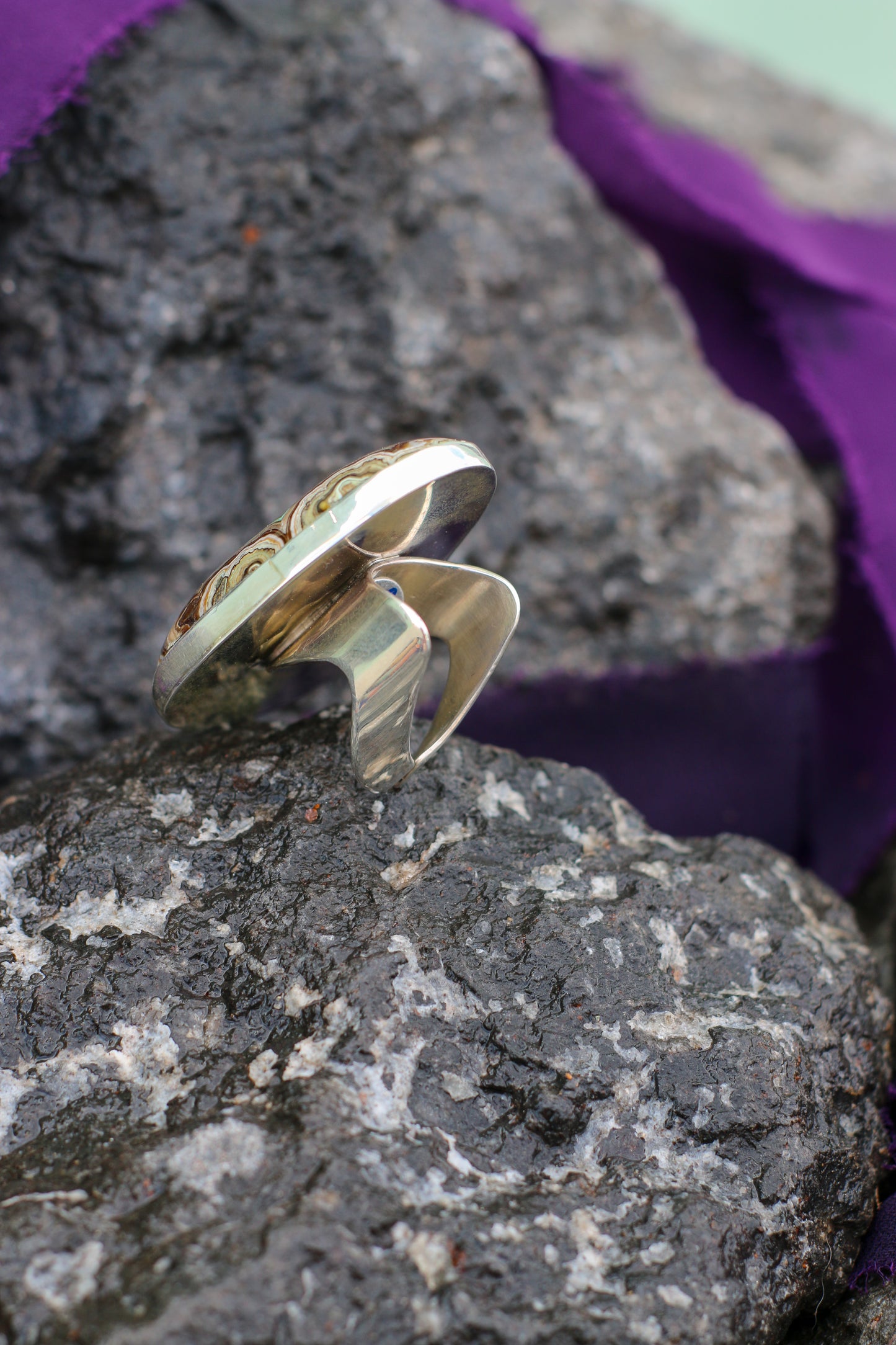 Sonoran Desert Agate Adjustable Ring