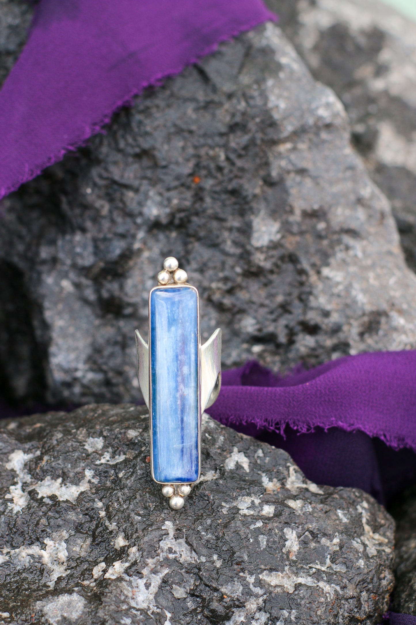 Kyanite Adjustable Ring