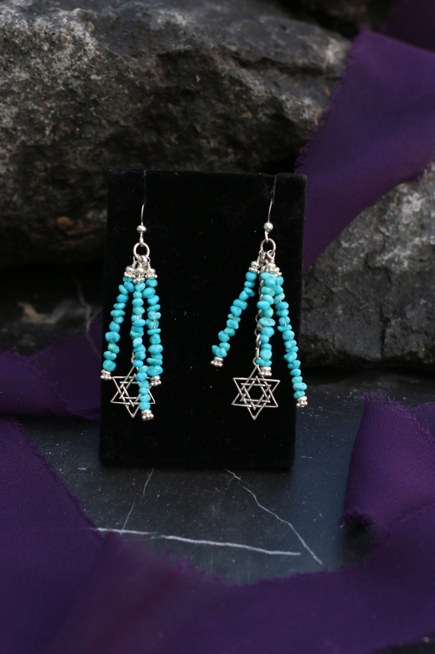 Sleeping Beauty Turquoise Earrings