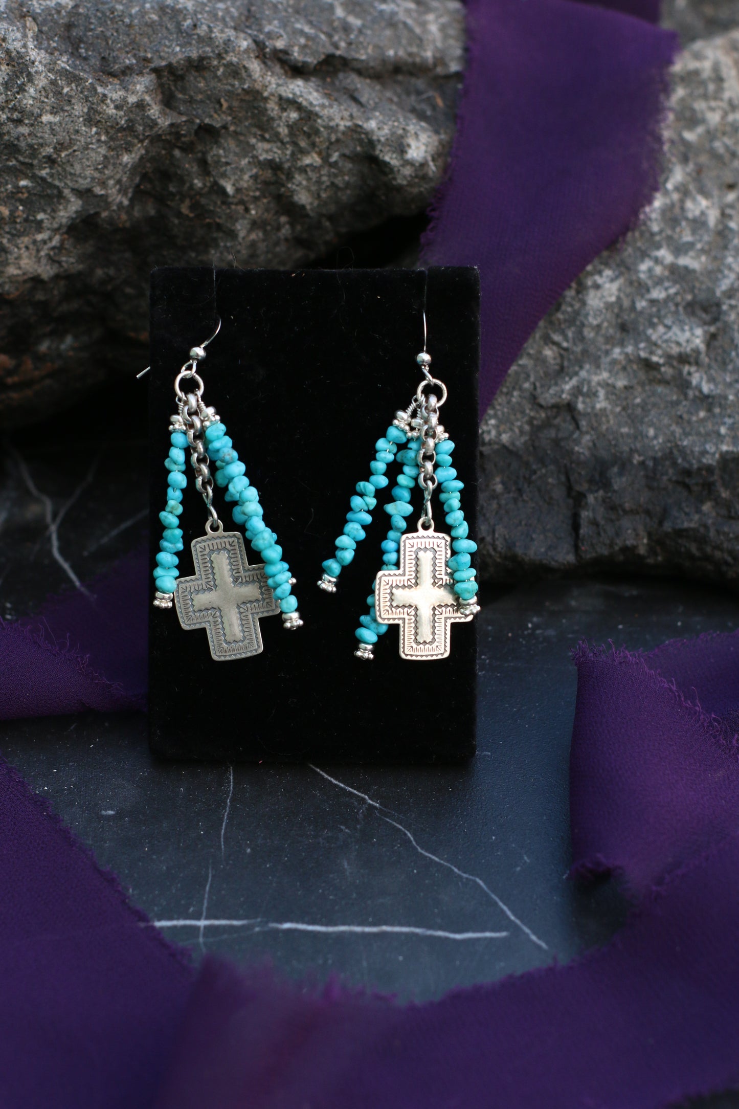 Sleeping Beauty Turquoise Earrings